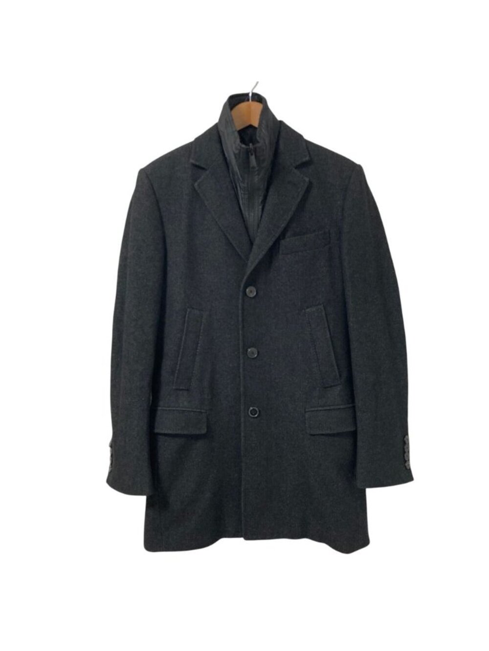 Dolce & Gabbana 3way Insulated Liner Vest Chesterfield 46 Charcoal Gray